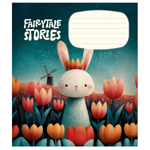 Зошит 12арк. кос.лін. Школярик "Fairytale Stories" ВД-лак №012-3755C(30)(300)