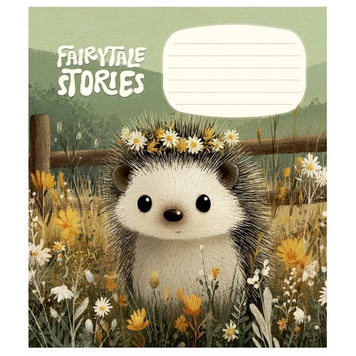 Зошит 12арк. кос.лін. Школярик "Fairytale Stories" ВД-лак №012-3755C(30)(300)