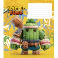 Зошит 12арк. кос.лін. Школярик "Battle Suns" ВД-лак №012-3757C(30)(300)