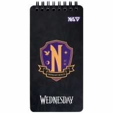 Блокнот пруж. подв. 80х160мм 60арк. кліт. "Wednesday NA" №152208/Yes/(30)