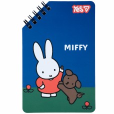 Блокнот пруж. подв. 95х145мм 60арк. лін. "Miffy Dog" №152228/Yes/
