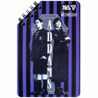Блокнот пруж. подв. 95х145мм 60арк. лін. "Wednesday Addams" №152231/Yes/