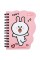 Блокнот пруж. подв. В7 60арк. кліт. "Line Friends Cony pink" №152218/Yes/