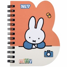 Блокнот пруж. подв. В7 60арк. кліт. "Miffy Camera" №152219/Yes/