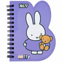 Блокнот пруж. подв. В7 60арк. кліт. "Miffy Teddy" №152220/Yes/