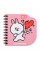 Блокнот пруж. подв. 100х100мм 30арк. кліт. "Line Friends Cony" фігурний №152181/Yes/(30)