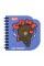 Блокнот пруж. подв. 100х100мм 30арк. кліт. "Line Friends Love" фігурний №152182/Yes/(30)