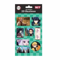 Набір наліпок "Yes" Demon Slayer 2D №708526