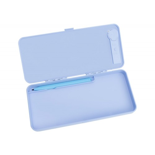 Пенал "Maxi" пласт. з LCD екраном,спец.ручка,бат-ка 3v,20,2х7,8х3см,1від.,блакит. №MX86901