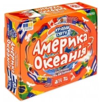 Гра наст. "Країни світу Америка та Океанія" №31104/Strateg/
