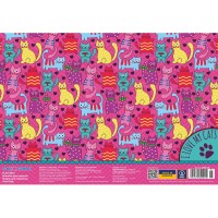 Підкладка для столу "CoolForSchool" №CF69001-05 Funny Cats А3(8)(160)