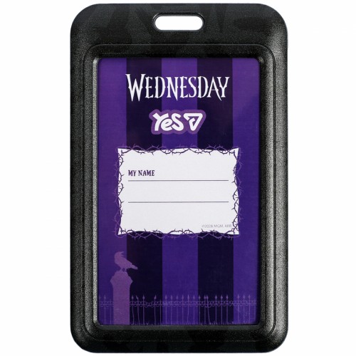 Бейдж-брелок"Yes" Wednesday №940423 вертик.,слайдер(20)