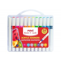 Набір маркерів акрил. "Maxi" №MX15257 24кольор. 2мм