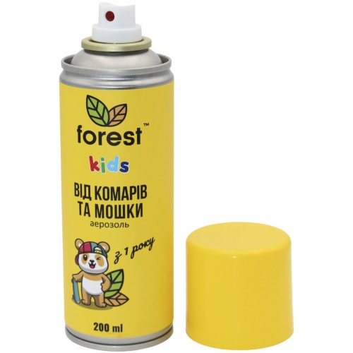 Аерозоль "Forest Kids" від усіх літ. та повз комах  200мл №2841