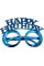 Окуляри великі "Happy birthday" синій №15819