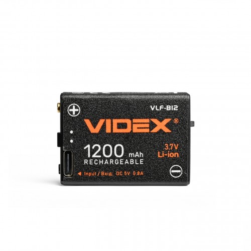 Акумулятор Videx Li-ion VLF-B12,1200mAh,блістер 1шт,захист