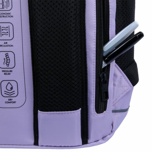 Рюкзак "Yes" TS-59L Lilac 2від.,5карм.№550407