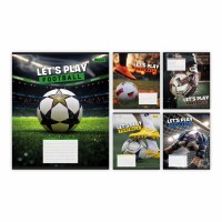 Зошит 12арк. кліт. 1В Let's play football №768747(25)(500)