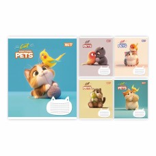 Зошит 12арк. кос. лін. YES Cat and pets №768702(25)(500)