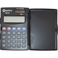 Калькулятор Optima 8-розрядний, кишеньковий 103х67х10мм № O75519