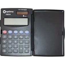  Калькулятор Optima 8-розрядний, кишеньковий 103х67х10мм № O75519