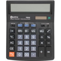 Калькулятор Optima 12-розрядний 200х154х36мм (1) (10) (40) №O75525