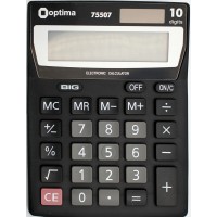 Калькулятор "Optima" №O75507 (10-розряд.) 137х103х32мм(40)