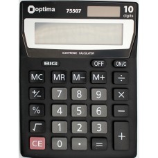 Калькулятор "Optima" №O75507 (10-розряд.) 137х103х32мм(40)