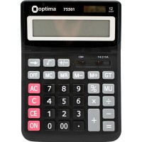 Калькулятор "Optima" №O75501 (12-розряд.) 230х165х45мм(10)(40)