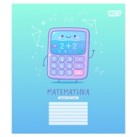 Зошит 24арк. кліт. YES Предметка-Математика (Funny school) виб.гібрид,лак №768548(10)(320)
