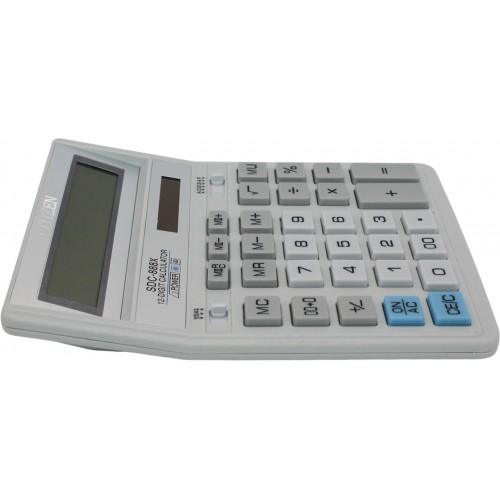 Калькулятор Citizen 12-розрядний білий SDC-888XWH 