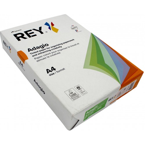 Бумага цветная А4 80 г/м2 интенсив Rey Adagio Deep Green 52 темно-зеленая (500)