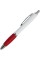 Ручка авт. кульк. SL1158W(1202W) корп. біло-черв.
