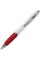 Ручка авт. кульк. SL1158W(1202W) корп. біло-черв.