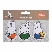 Магніти фігурні "Yes" Miffy Flowers 3шт №708551