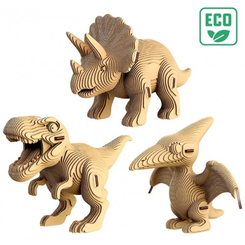 Пазли 3D "Cartonic" Dinos Trio