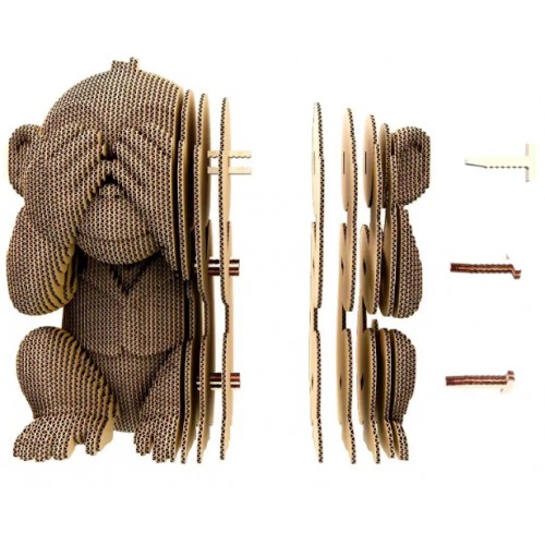 Пазли 3D "Cartonic" Monkeys Trio