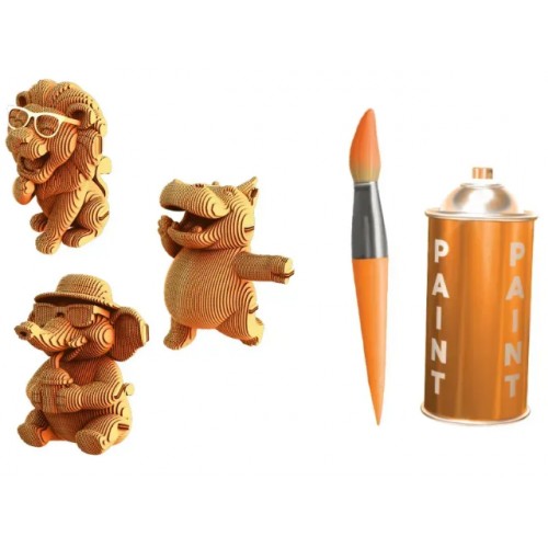 Пазли 3D "Cartonic" Safari Trio