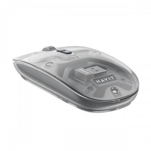 Мишка BT Havit MS62WB Pro Transparent gray