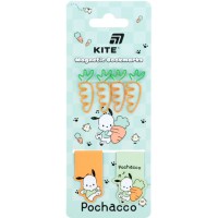 Набір закладок магніт."Kite" з фігурними скріпками Pochacco №PC26-495(24)