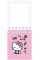Блокнот пруж. А6 80арк. кліт. карт. обкл. вирубка "Hello Kitty" №HK26-279-1/Kite/