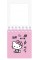 Блокнот пруж. А6 80арк. кліт. карт. обкл. вирубка "Hello Kitty" №HK26-276-1/Kite/