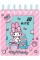 Блокнот пруж. А6 80арк. кліт. карт. обкл. вирубка "My Melody" №HK26-276-2/Kite/