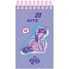 Блокнот пруж. А6 80арк. лін. карт. обкл. вирубка "My Little Pony" №LP26-279/Kite/