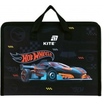 Папка-портфель "Kite" №HW26-202 А4,на блиск. Hot Wheels