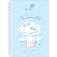 Блокнот пруж. А5 80арк. кліт. "Cinnamoroll" №CR26-277/Kite/