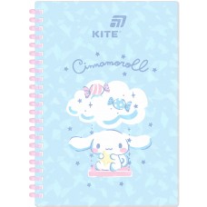 Блокнот пруж. А5 80арк. кліт. "Cinnamoroll" №CR26-277/Kite/