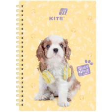 Блокнот пруж. А5 80арк. кліт. "Studio Pets" №SP26-277/Kite/