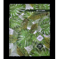 Книга-канц. А4 192арк. кліт. тв. лам. офс. "Floristica" зелена №BM.24419101-04i/Buromax/