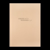 Книга-канц. А4 96арк. кліт. тв. лам. офс. "Morandi Style" капучино №BM.2400-432i/Buromax/